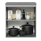 Balcão Armário De Cozinha 60 Cm 1 Porta Suspenso Cinza Nice M