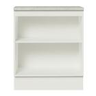 Balcão Armário De Cozinha 70 Cm 2 Portas Branco/preto Glamy M