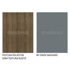 Balcão Armário De Cozinha 80 Cm 2 Portas Rustic/cinza Agata M