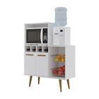 Balcão Armário De Cozinha C/ Fruteira 1 Nicho E Adega Nube -