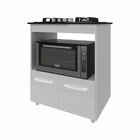Balcão Armário De Cozinha Para Fogão Cooktop 4 Bocas E Forno