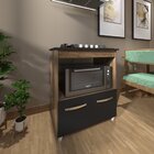 Balcão Armário De Cozinha Para Fogão Cooktop 4 Bocas E Forno