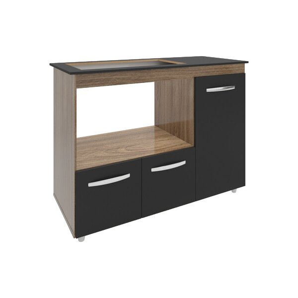 Balcão Armário Gabinete De Cozinha Para Fogão Cooktop 5 Bocas