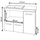 Balcão Armário Gabinete De Cozinha Para Fogão Cooktop 5 Bocas