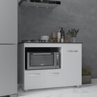 Balcão Armário Gabinete De Cozinha Para Fogão Cooktop 5 Bocas