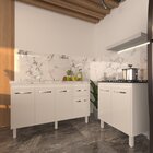 Balcão Armário Gabinete Para Pia 138 Cm Camila E Balcão Para