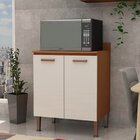 Balcão Armário Multiuso Para Cooktop Com 2 Portas 100% Mdf Fr