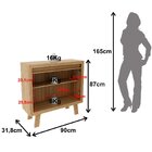 Balcão Armário Para Escritório Com 2 Portas E 1 Prateleira Am