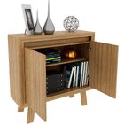 Balcão Armário Para Escritório Com 2 Portas E 1 Prateleira Am