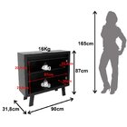 Balcão Armário Para Escritório Com 2 Portas E 1 Prateleira Pr