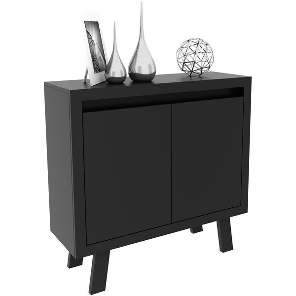 Balcão Armário Para Escritório Com 2 Portas E 1 Prateleira Pr