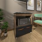 Balcão Armário Para Fogão Cooktop 5 Bocas E Forno Elétrico Co