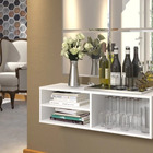 Balcão Armário Suspenso Produtos Cabelo Salão De Beleza