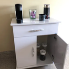 Balcão Armário Utensílios Diversos Quarto Branco 2 Portas