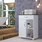 Balcão Armário Utensílios Para Banheiro Sem Cuba 1 Porta 1 Ga