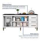 Balcão Atenas 3 Portas E 3 Gavetas  Branco