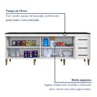 Balcão Atenas 4 Portas E 3 Gavetas  Branco