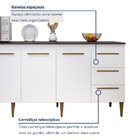 Balcão Atenas 4 Portas E 3 Gavetas  Branco