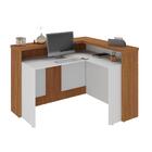 Balcão Atendimento Com Montagem Dupla Bulgária Freijó Branco