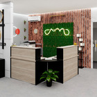 Balcão Atendimento De Canto C/ Gaveteiro Recepção 1200x600 Ne