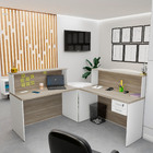 Balcão Atendimento De Canto C/ Gaveteiro Recepção 1200x600 Ne