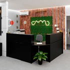 Balcão Atendimento De Canto Em L Recepção/consultório 1400x60