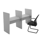 Balcão Atendimento Mendoza Ii Cinza