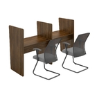 Balcão Atendimento Mendoza Ii Marrom