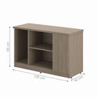 Balcao Baixo 3 Nichos Ortz Nogueira