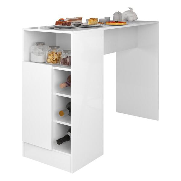 Balcão/bancada De Cozinha Com Armário E Adega Multimóveis Cr2