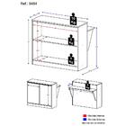 Balcão Bancada/mesa Cozinha 5484 Multimóveis Madeirado