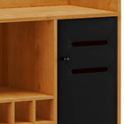 Balcão Bar Com Adega 1 Porta 2 Prateleiras Madri Finestra Móv