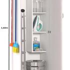 Balcão Branco Armário Multiuso 1 Porta