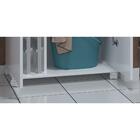 Balcão Branco Armário Multiuso 2 Portas Alto