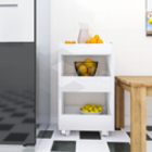 Balcão Branco Auxiliar Porta Esmalte