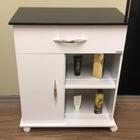 Balcão Branco Quarto Lindo Rodinhas