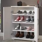 Balcão Branco Quarto Prateleiras Cosméticos