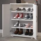 Balcão Branco Sapateira Quarto 2 Portas Prateleiras