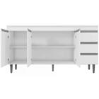 Balcao Buffet 150 Cm 3 Portas Andreia Reajl Moveis