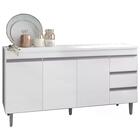 Balcao Buffet 150 Cm 3 Portas Andreia Reajl Moveis