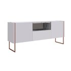 Balcão Buffet 2 Portas 1 Gaveta 147cm Vesta Thassos/branco/co