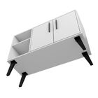 Balcão Buffet 2 Portas 2 Nichos Branco/ades/pvc Preto Bpp 63