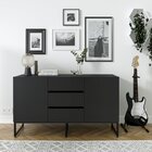 Balcão Buffet 2 Portas 3 Gavetas Concept Cabecasa Madeiraorig