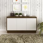 Balcão Buffet 3 Portas 1 Gaveta Bb2610 Tecnomobili Capuccino