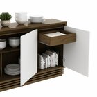 Balcão Buffet 3 Portas 1 Gaveta Bb2610 Tecnomobili Capuccino