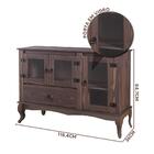 Balcão Buffet 3 Portas 1 Gaveta Imbuia D125 Denk