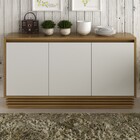 Balcão Buffet 3 Portas 1 Gaveta Natural/off White Bb2610 - Te