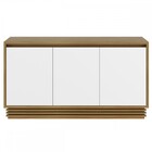 Balcão Buffet 3 Portas 1 Gaveta Natural/off White Bb2610 - Te
