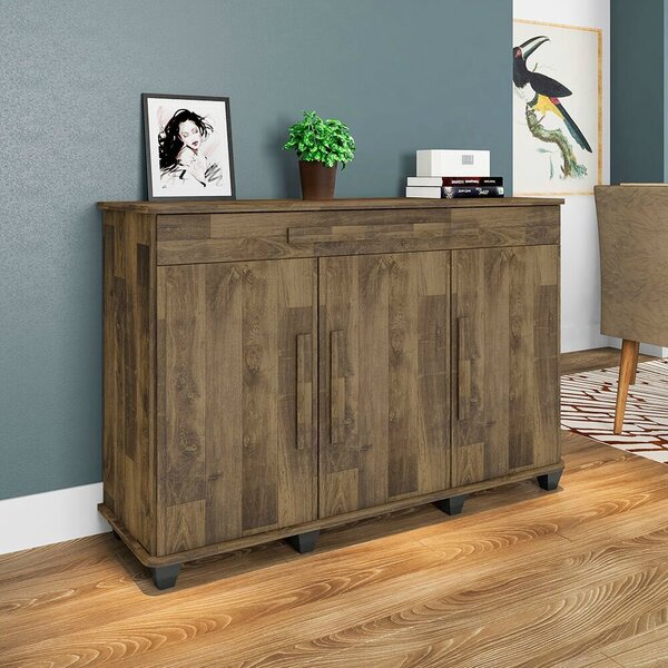 Balcão Buffet 3 Portas 1 Gaveta Rubi Rv Móveis