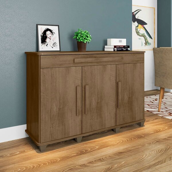 Balcão Buffet 3 Portas 1 Gaveta Rubi Rv Móveis